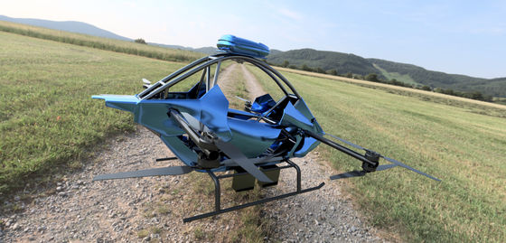 Avion sans pilote monoplace piloté développé indépendamment décollage et atterrissage verticaux piloté Evtol